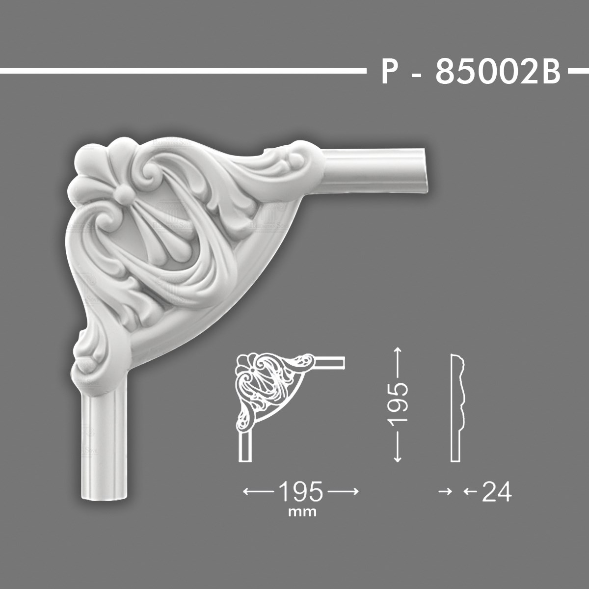 DESENLİ ÇITA KÖŞE P-85002B