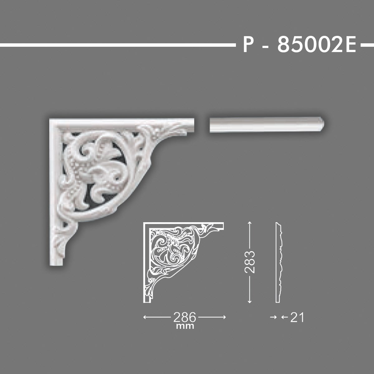 DESENLİ ÇITA KÖŞE P-85002E