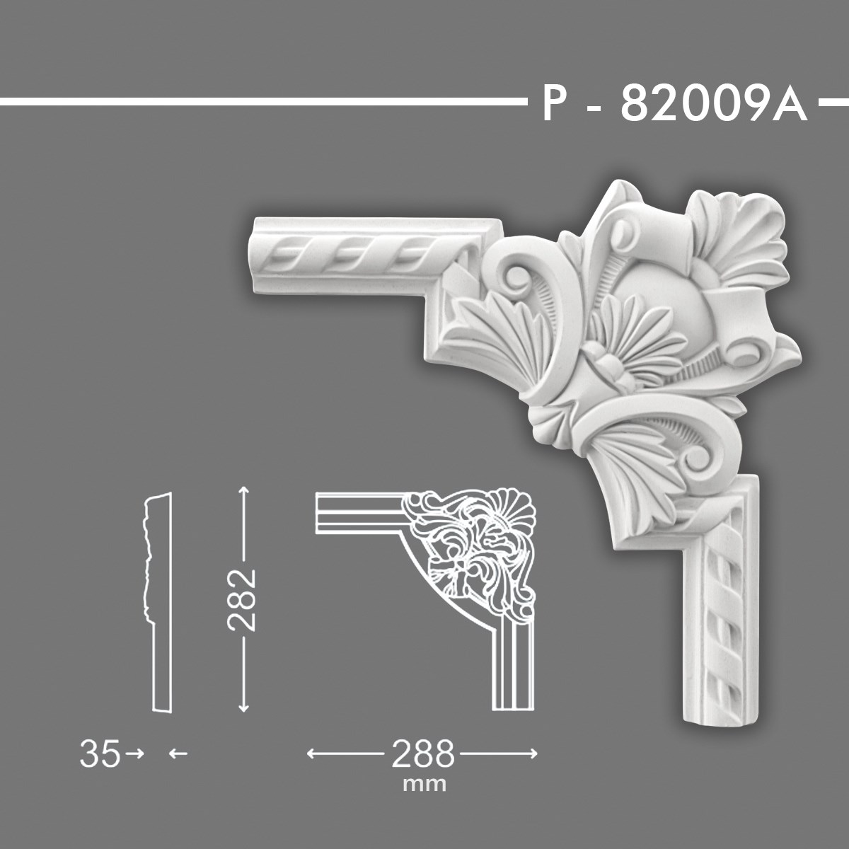 DESENLİ ÇITA KÖŞESİ P-82009A