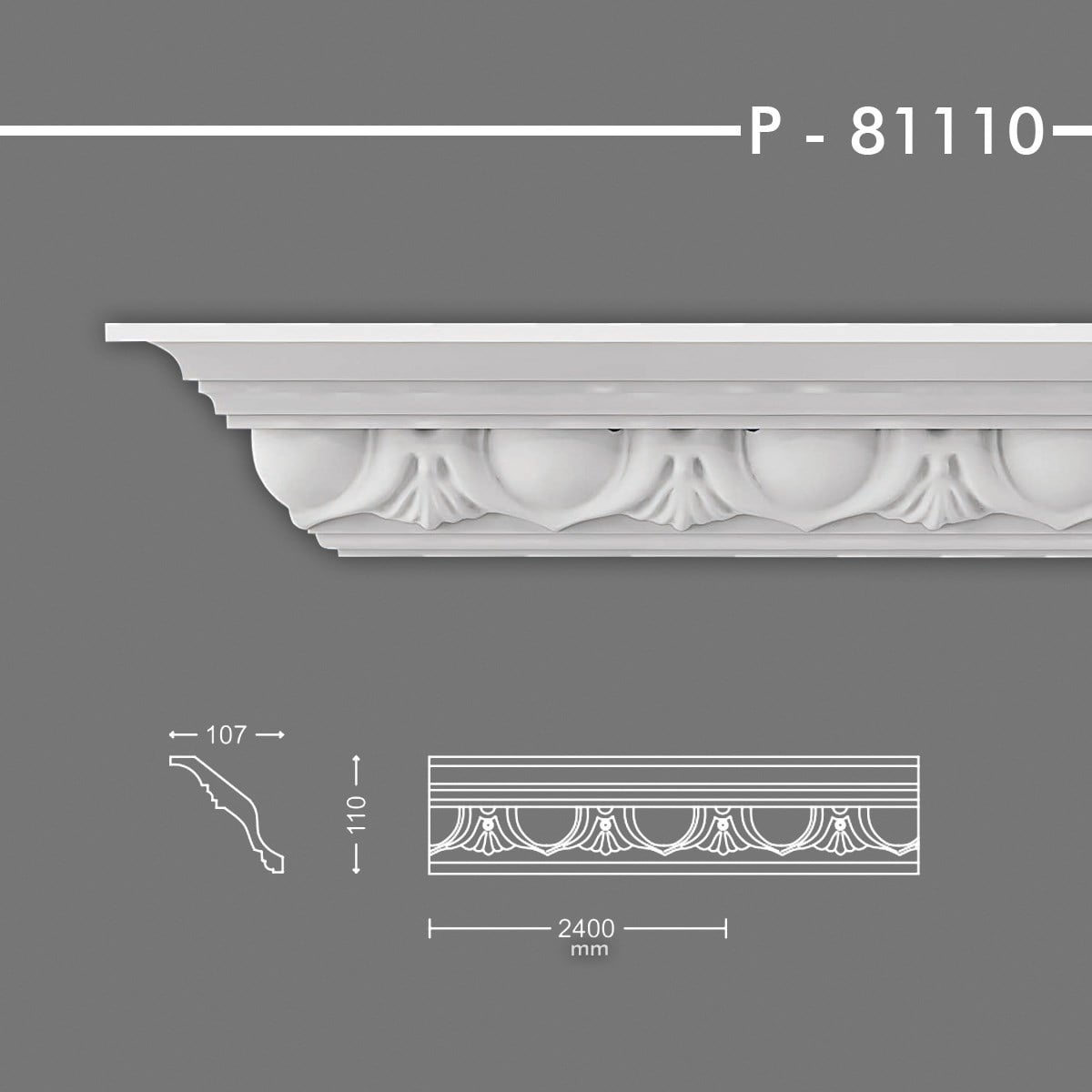 Desenli Kartonpiyer P-81110