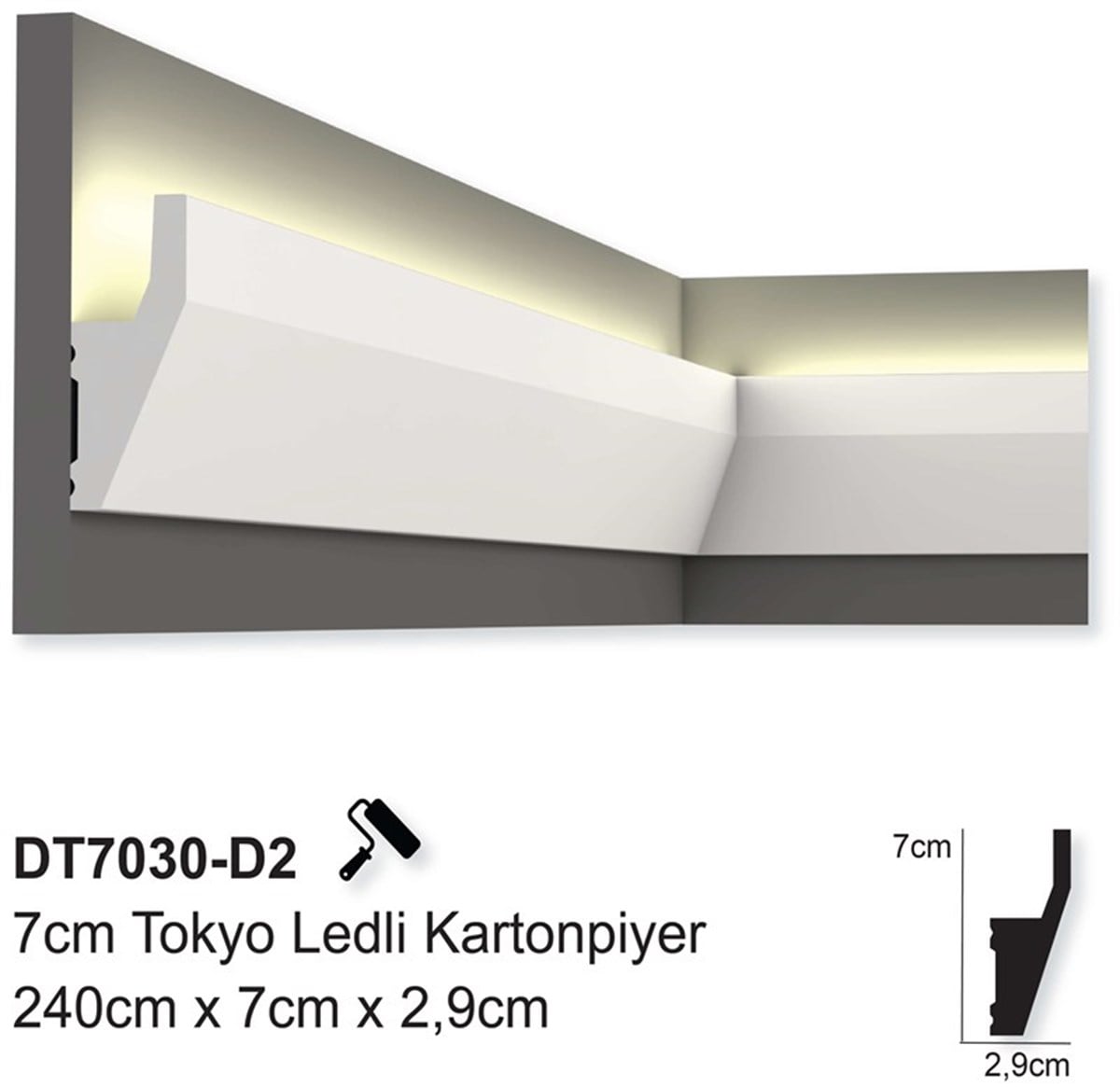 DT7030-D2 Dekorasyon Profili