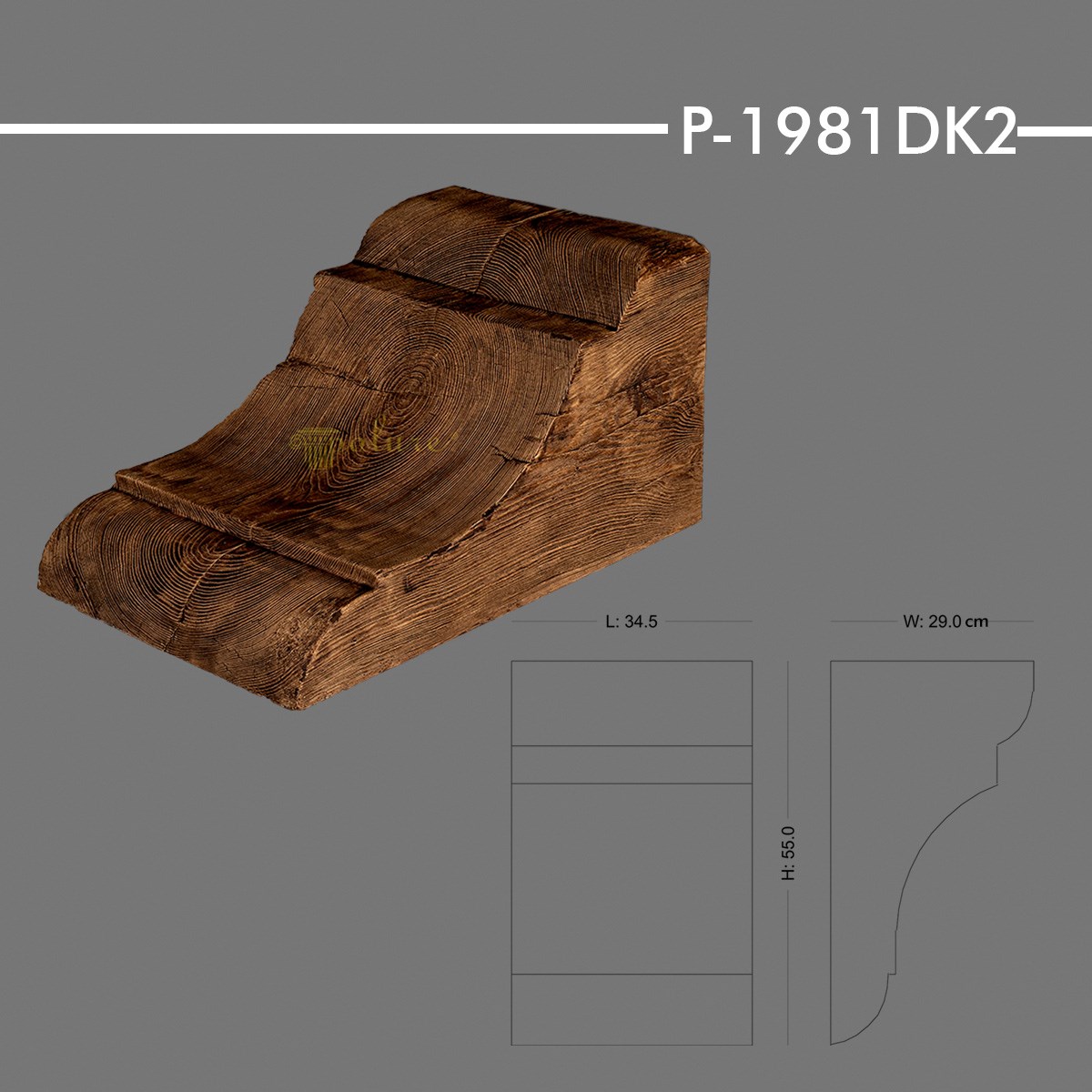 P-1981DK2 Ahşap Kiriş Payanda