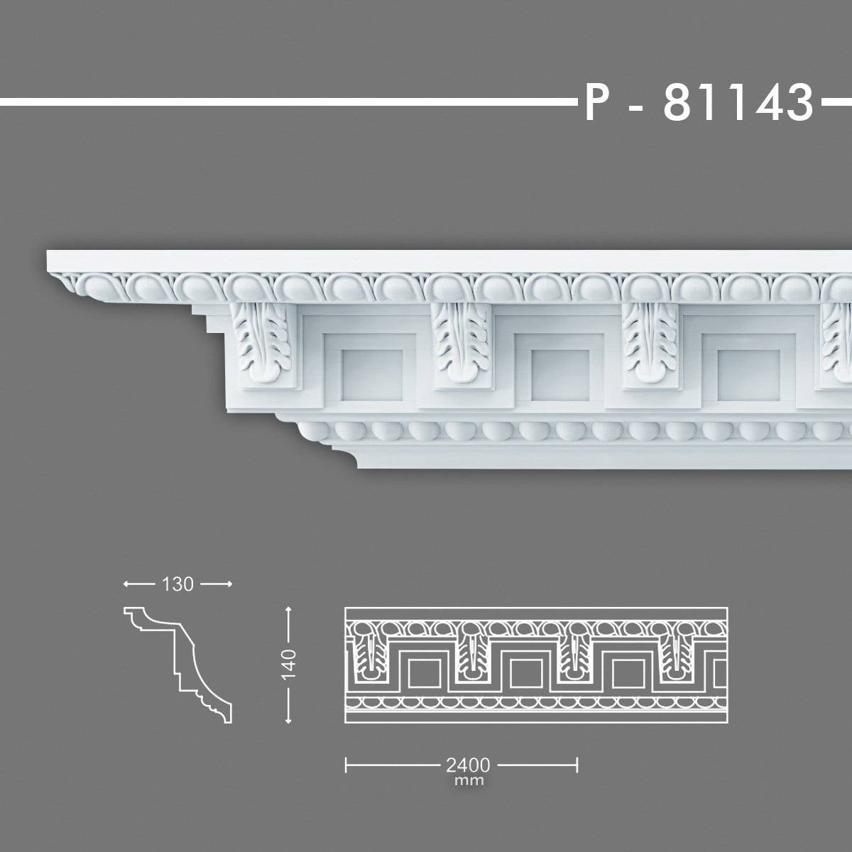 P-81143 Desenli Kartonpiyer