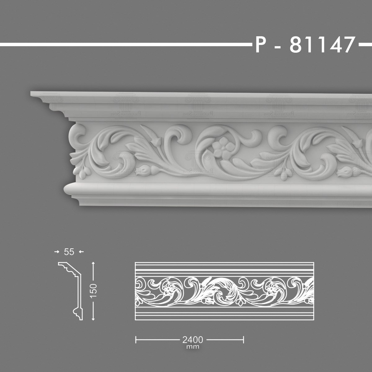 P-81147 Desenli Kartonpiyer