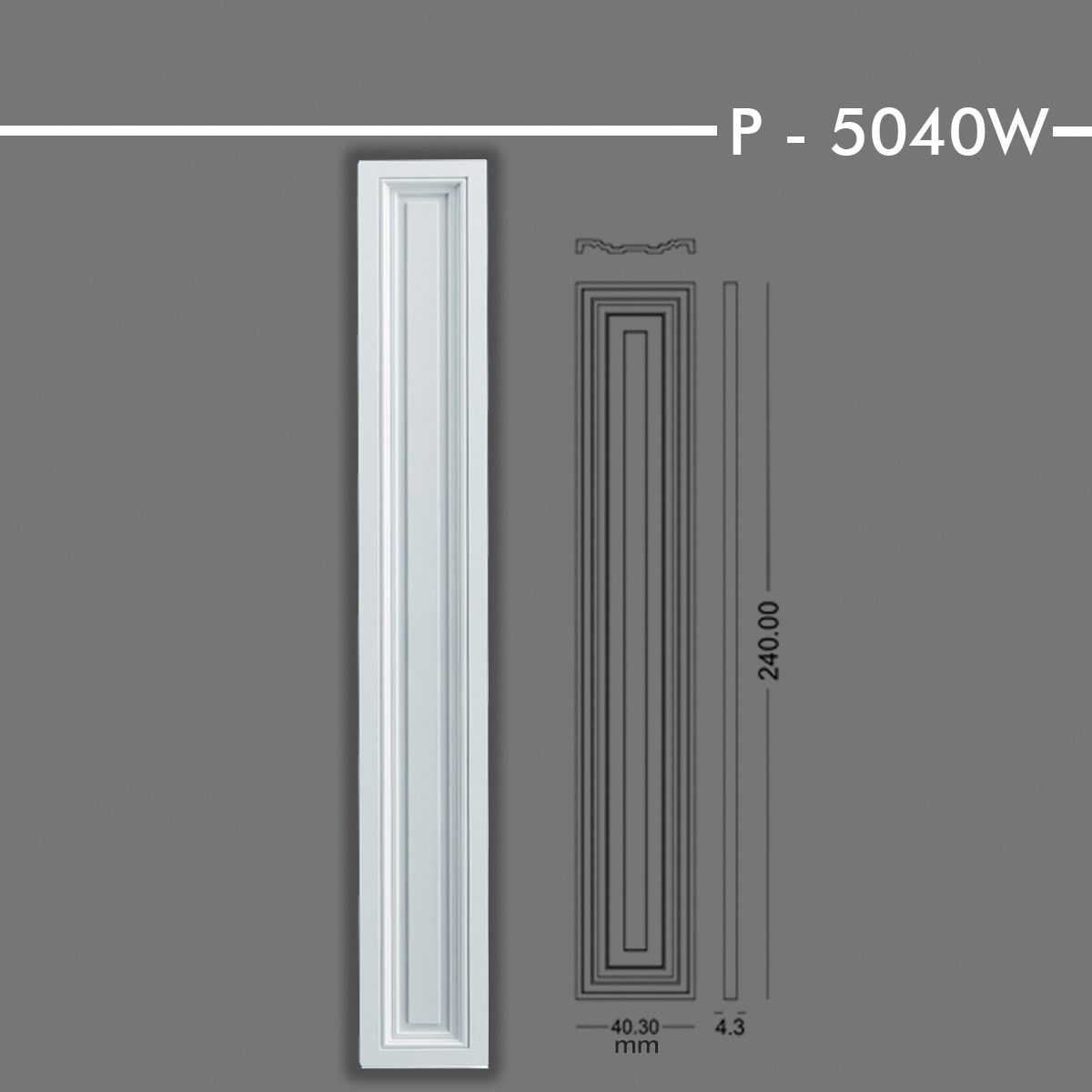 PİLASTER SÜTUN P-5040W