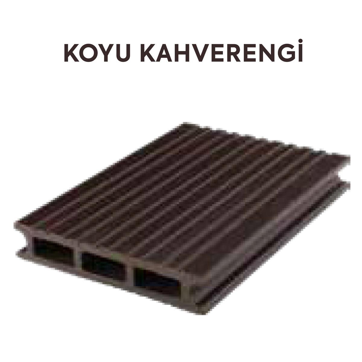 140mm Zemin Kaplama Koyu Kahverengi