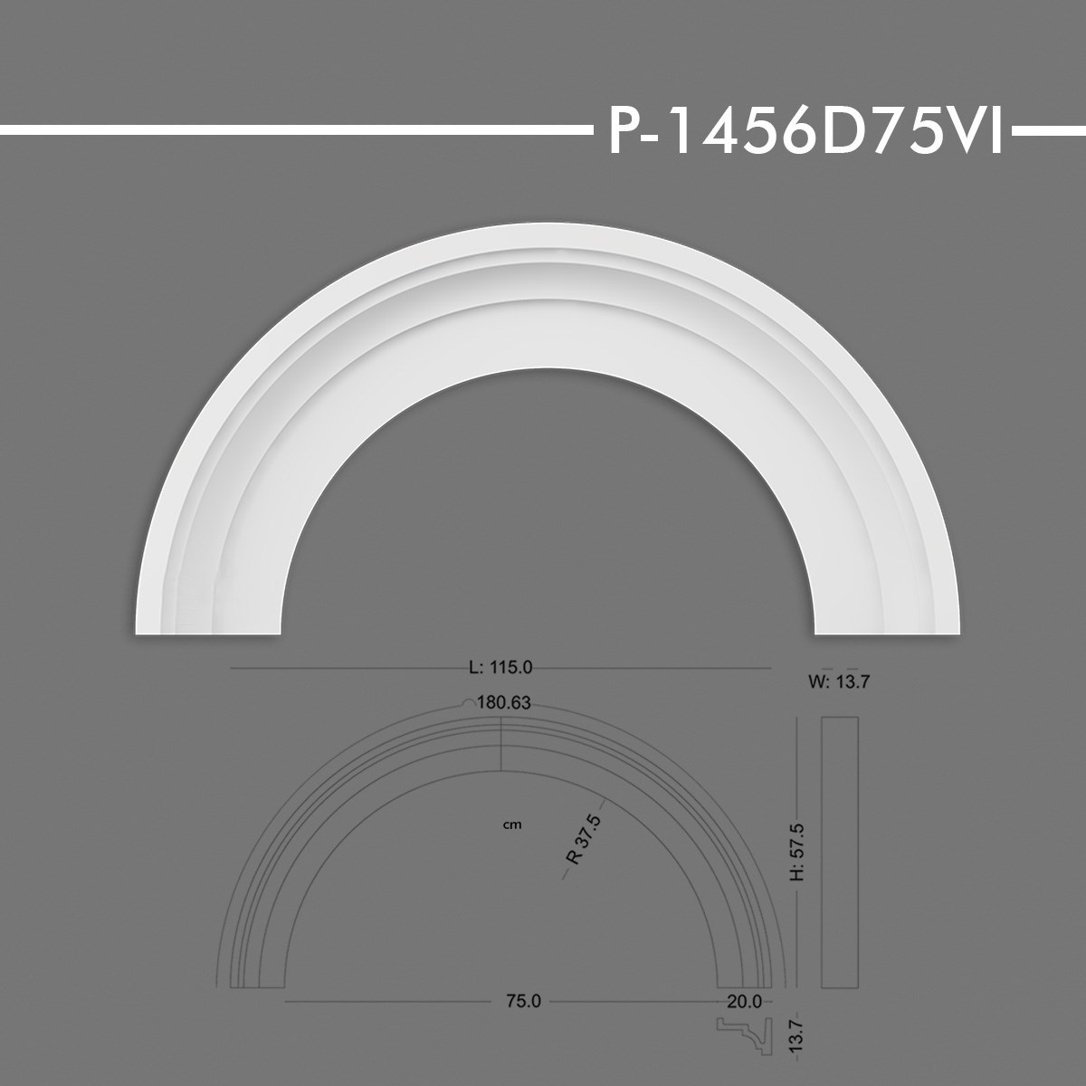 P-1456D75VI Yuvarlak Kavis Kemer