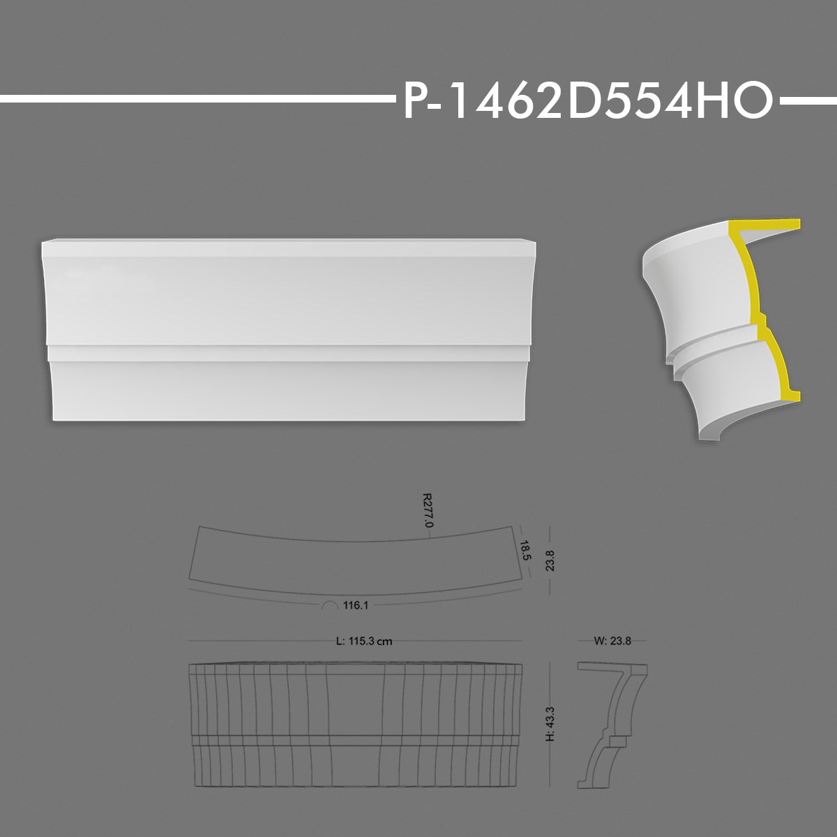 P-1462D554HO Yuvarlak Kavis Kemer
