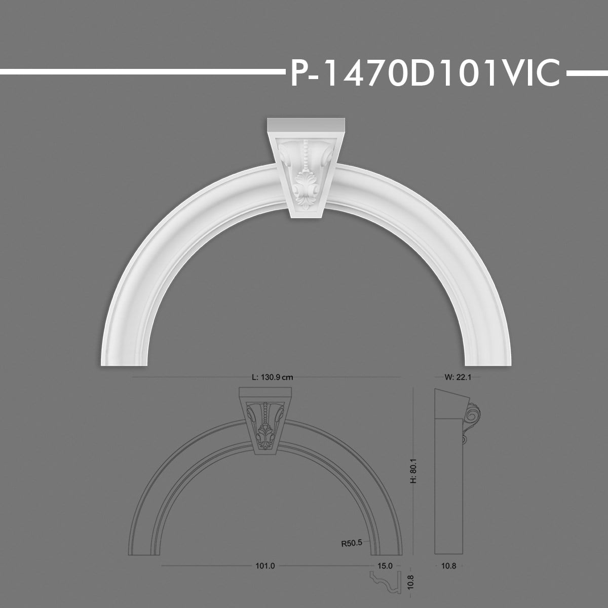 P-1470D101VIC Yuvarlak Kavis Kemer