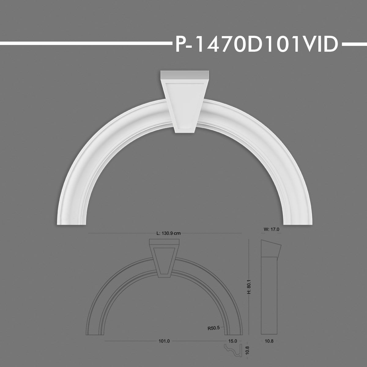 P-1470D101VID Yuvarlak Kavis Kemer
