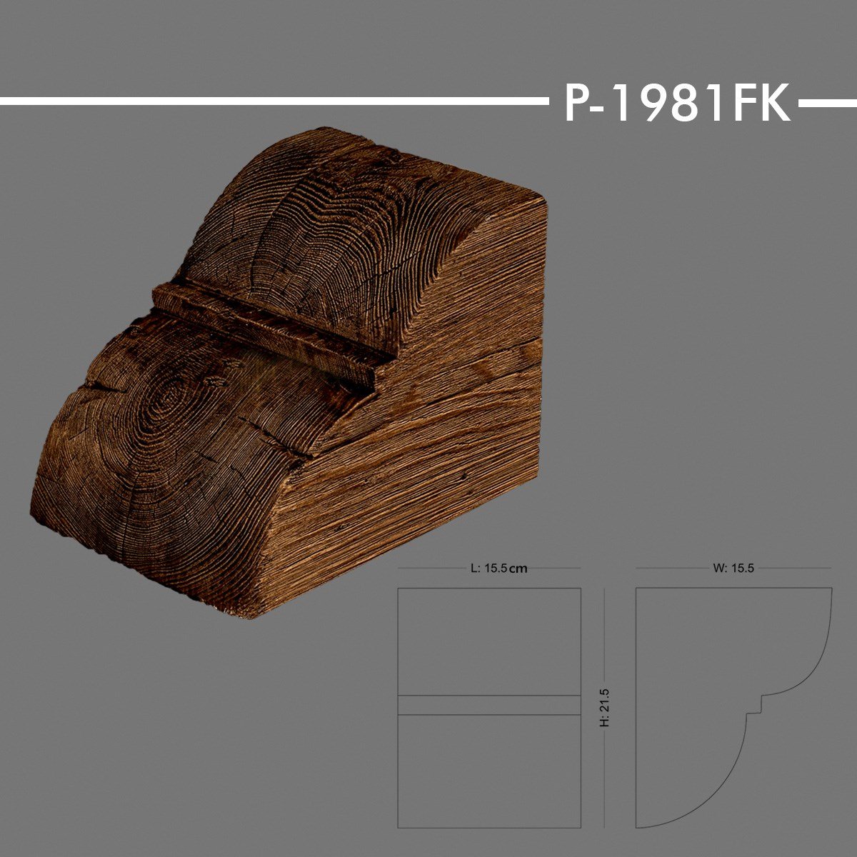 P-1981FK Ahşap Kiriş Payanda