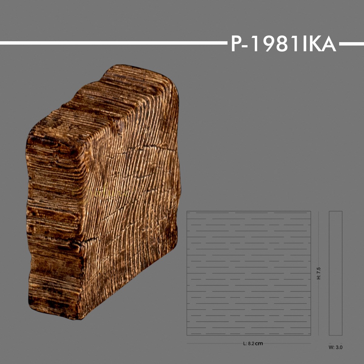 P-1981IKA Ahşap Kiriş Kapağı