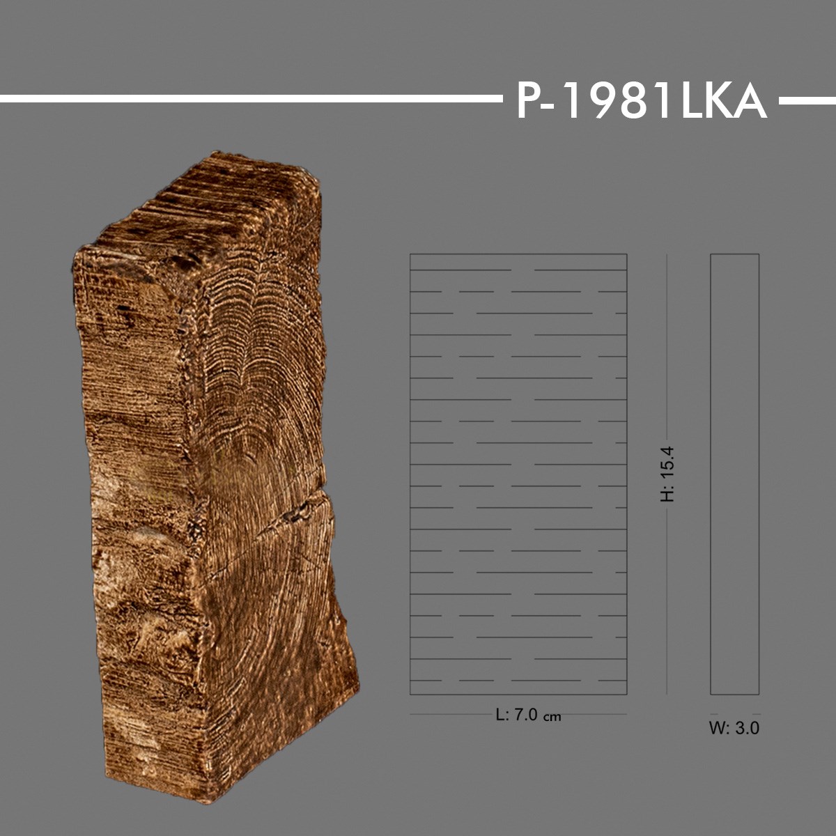 P-1981LKA Ahşap Kiriş Kapağı