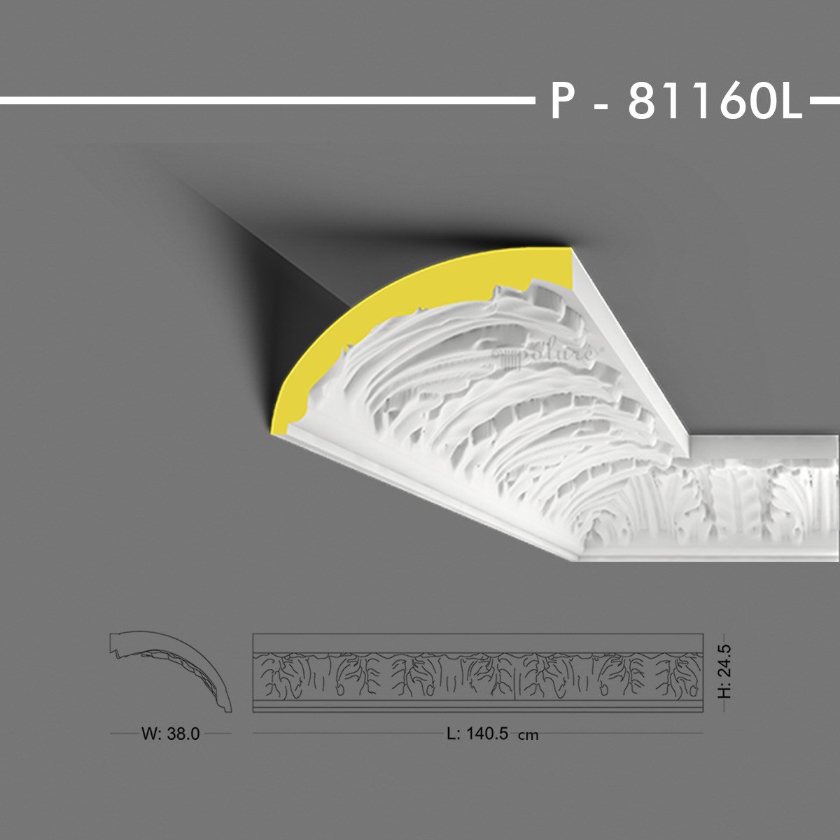 P-81160L Desenli Kartonpiyer