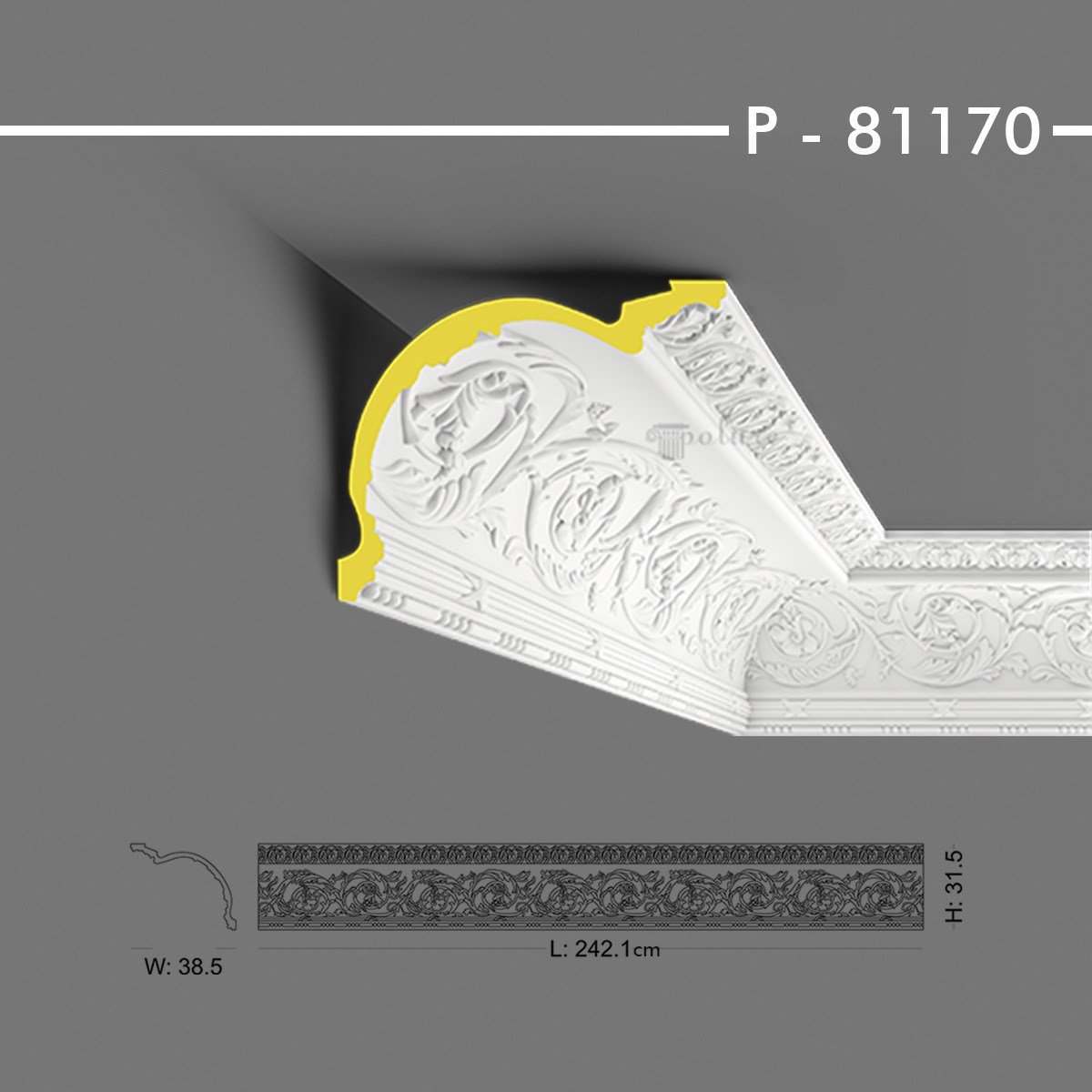P-81170 Desenli Kartonpiyer