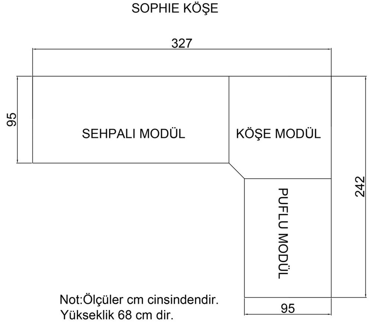 Sophie Köşe Koltuk | globeshopcyprus.com