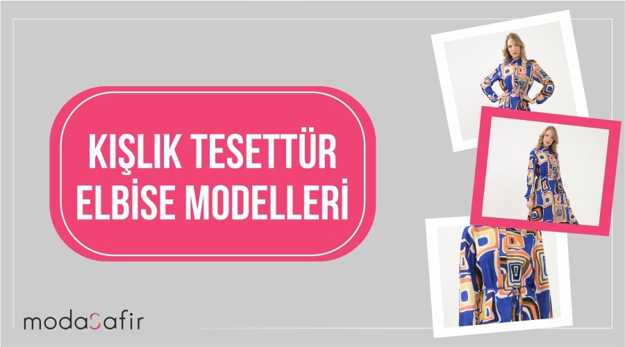 Tesettür Giyim, Tesettür Elbise, Kışlık Tesettür Elbise,