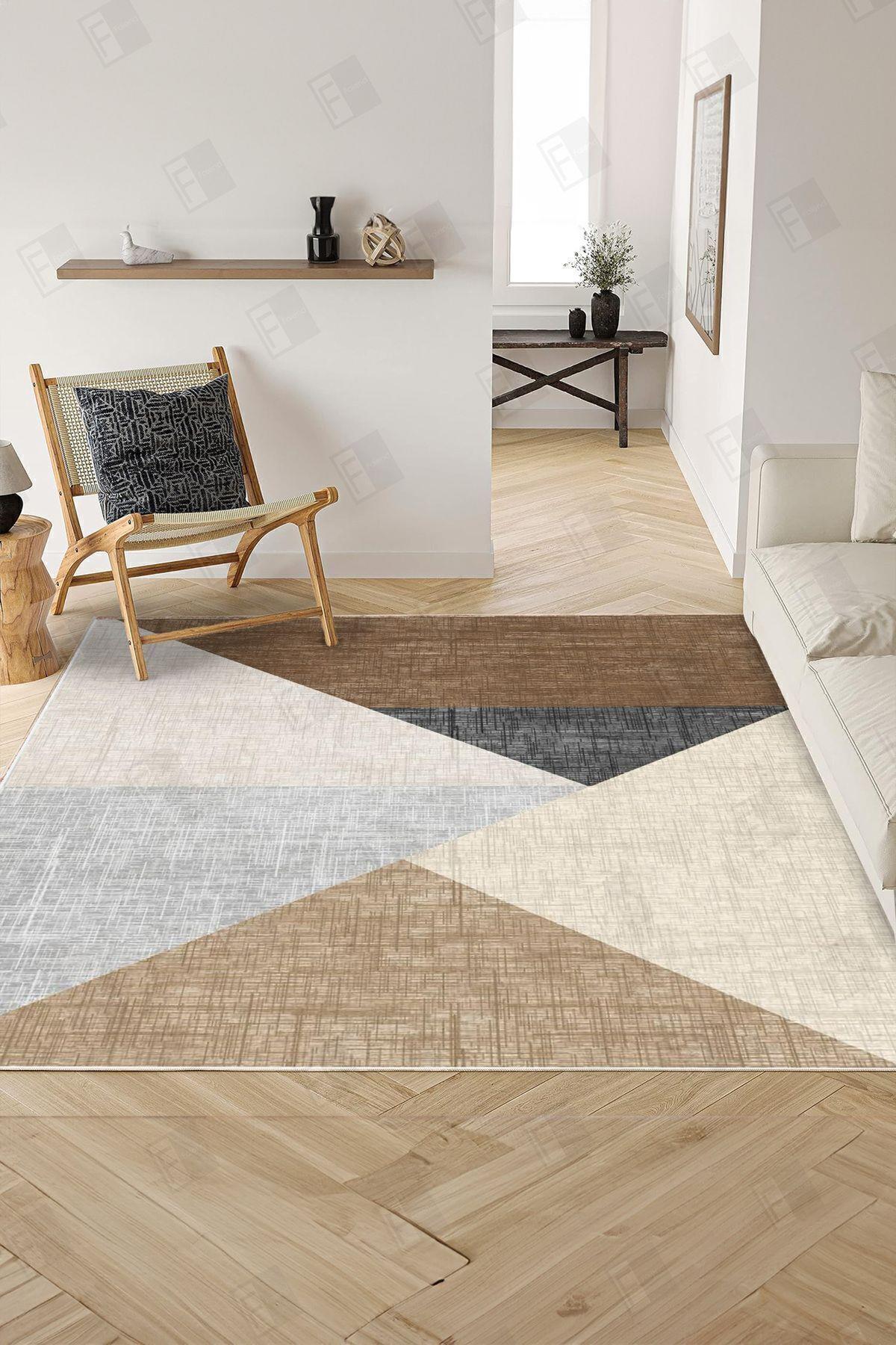 Dijital Baskı Yıkanabilir Kaymaz Taban Leke Tutmaz Mutfak Halısı Salon Halısı Ve Yolluk (3)