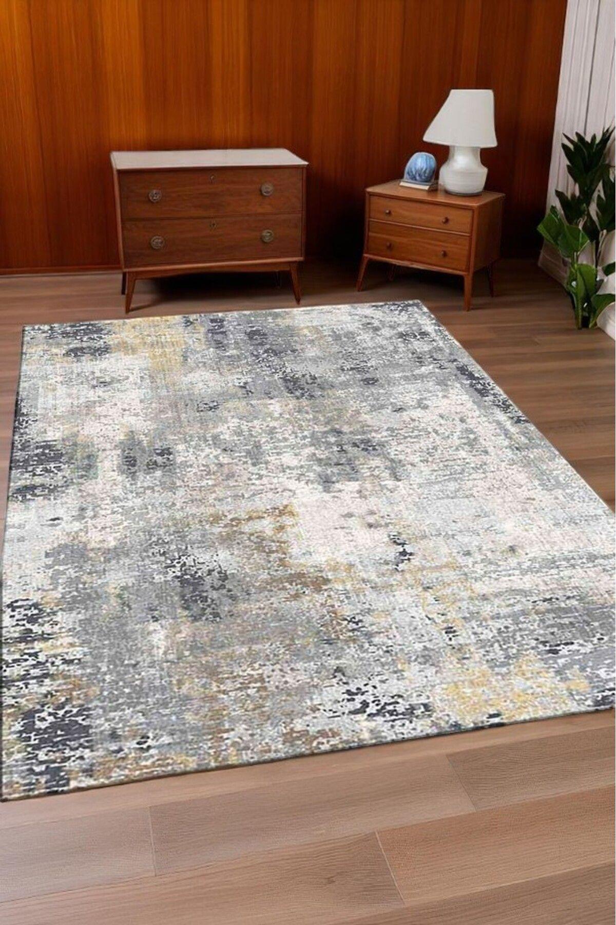 Dijital Baskılı Yıkanabilir Dot Taban Kaymaz Halı Yolluk Mutfak Salon Halısı Yolluğu (54)