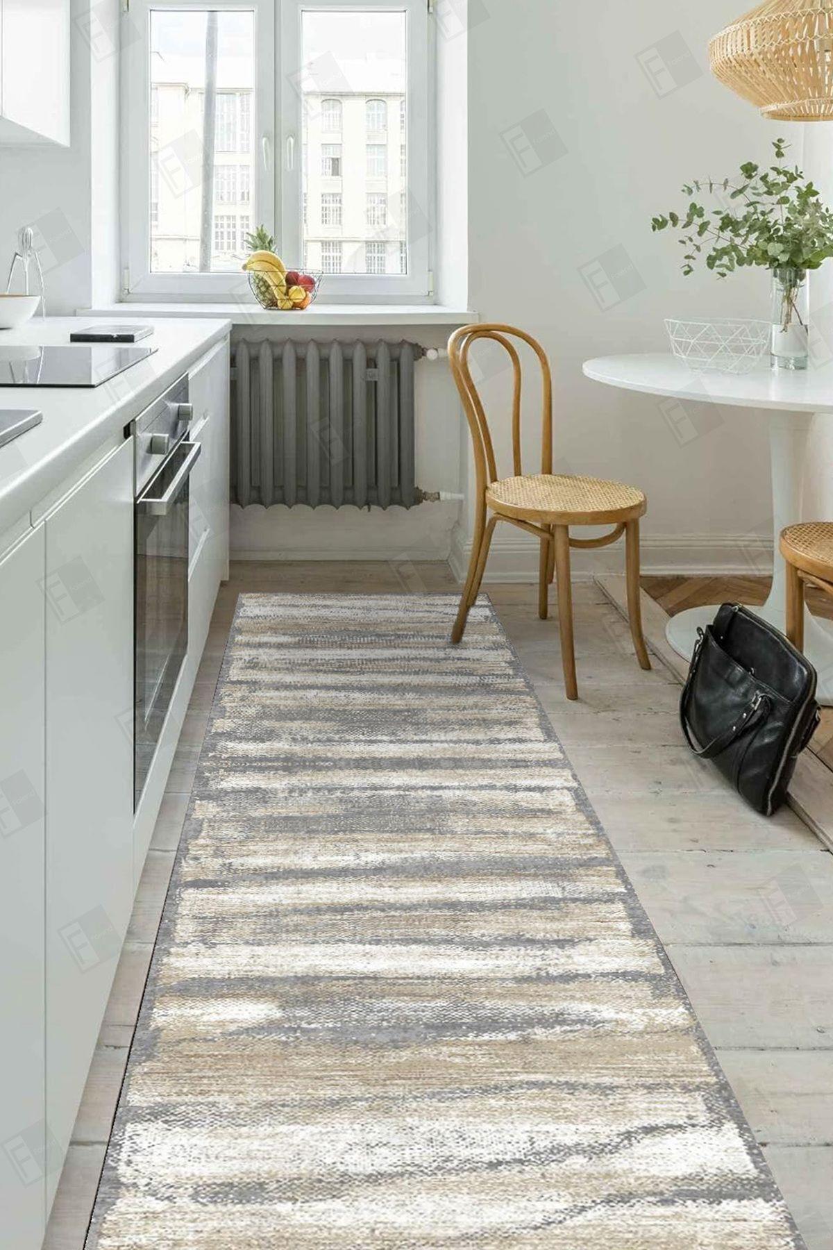 Dijital Kaymaz Taban Yıkanabilir Modern Salon Halısı Mutfak Halısı Koridor Halısı halı yolluk (6)