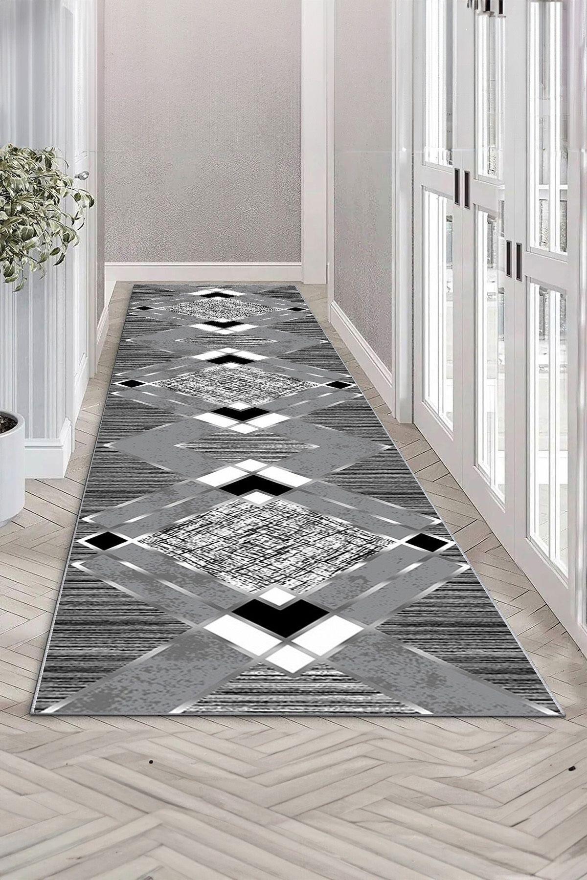 Dijital Kaymaz Taban Yıkanabilir Modern Salon Halısı Mutfak Halısı Koridor Halısı halı yolluk (22)
