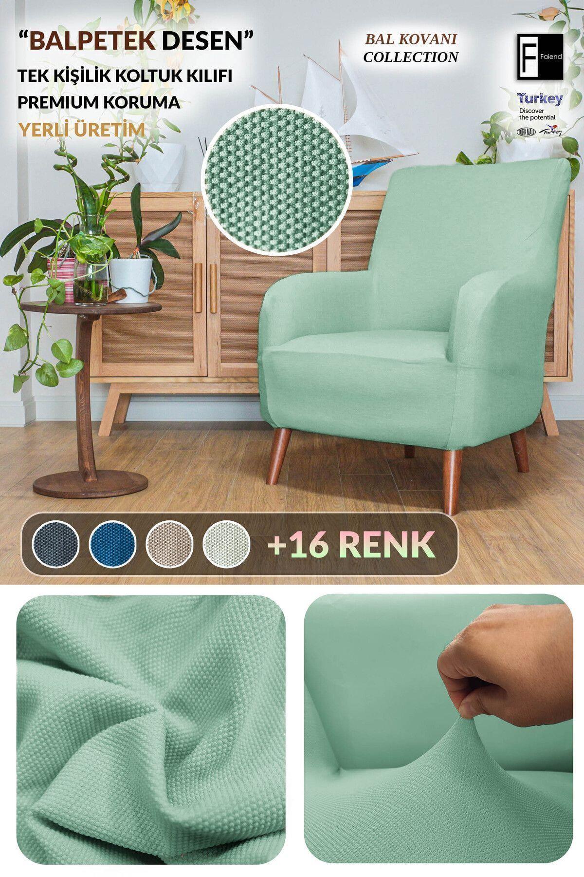 Streç Lastikli Berjer 1*kişilik Kanepe Çekyat Örtüsü | Lastikli Koltuk Örtüsü | koltuk kılıf