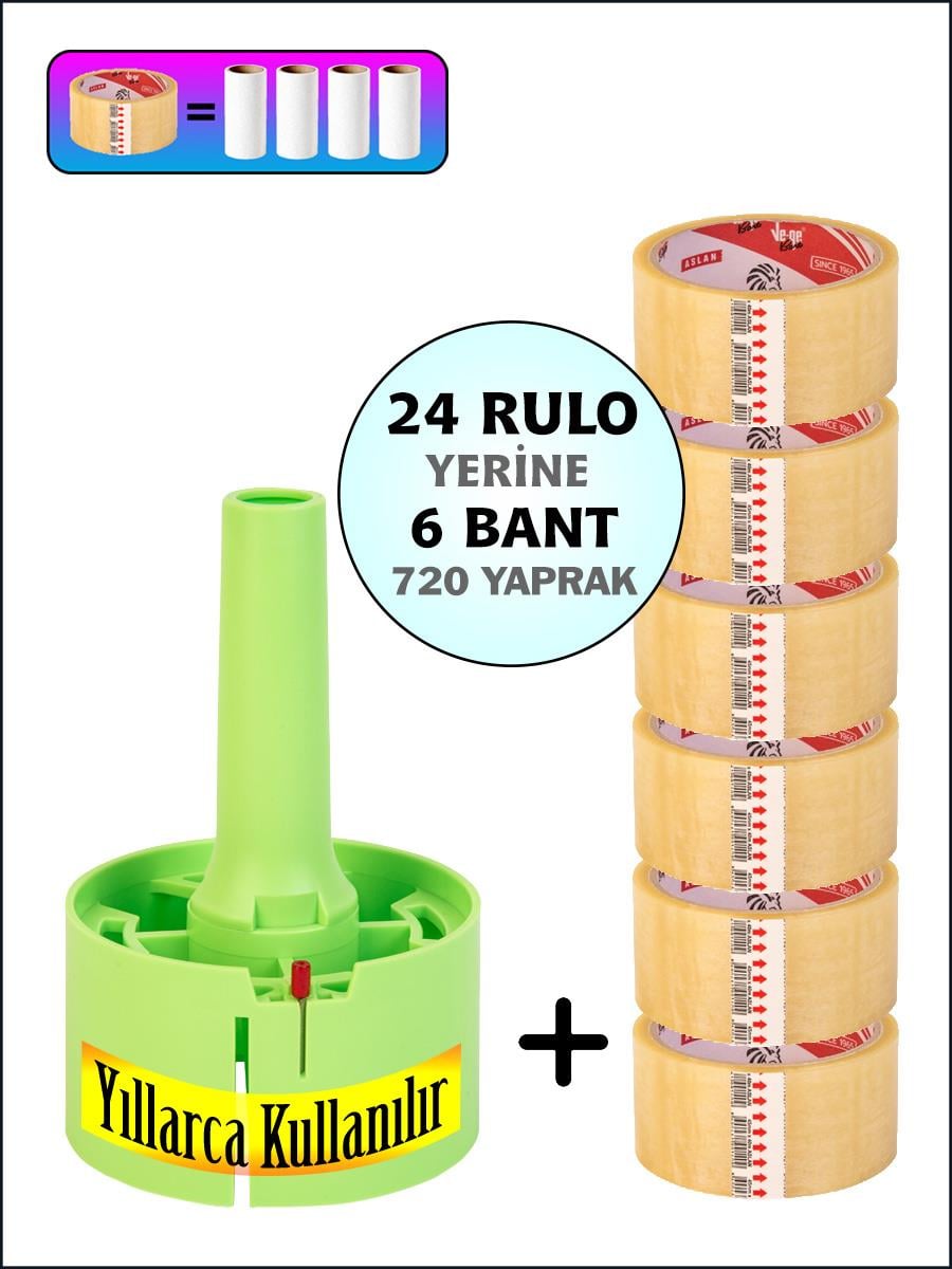TuyBox(yeşil) + 6 bant(720 yaprak)