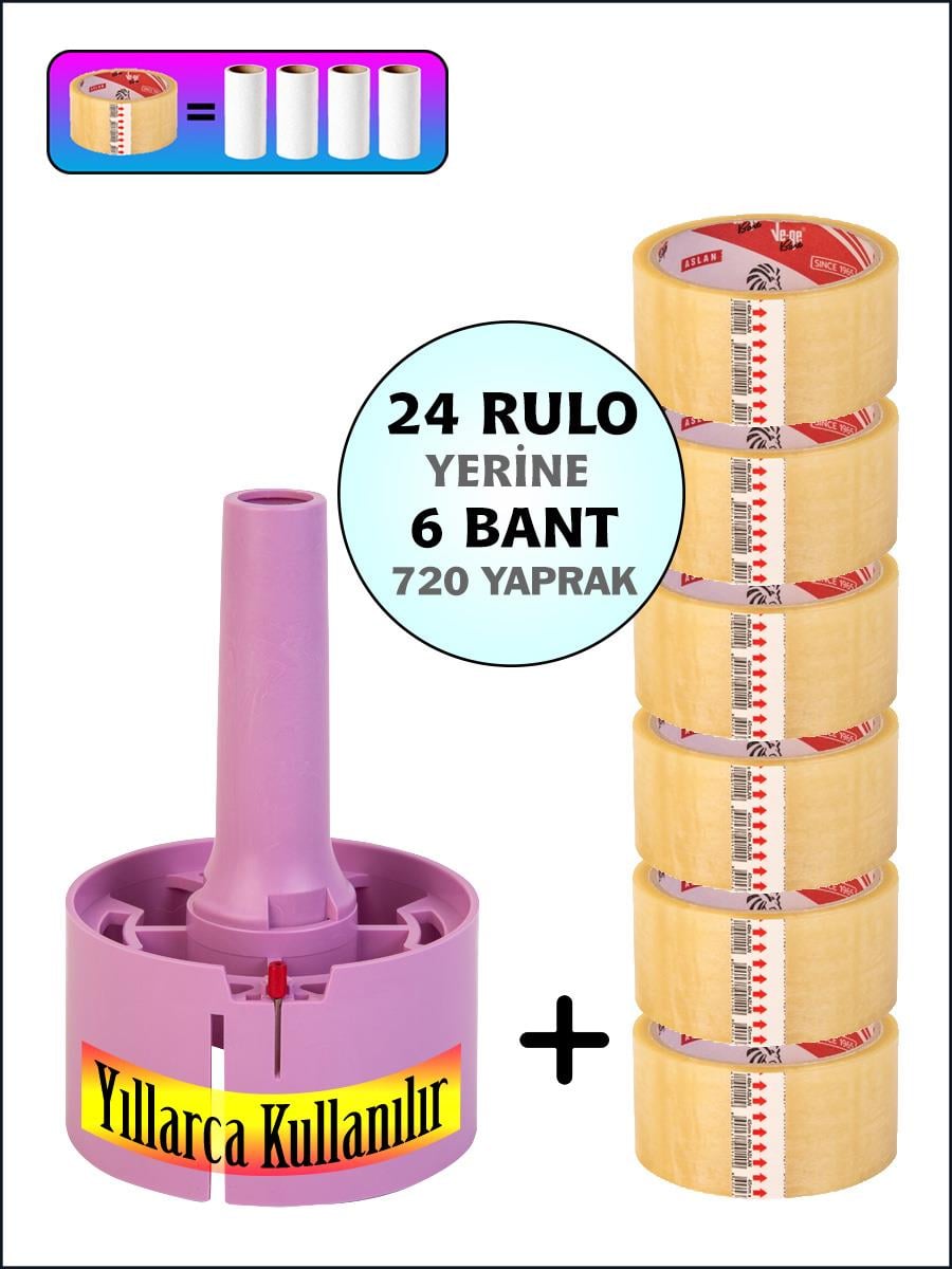 TuyBox(lila) + 6 bant(720 yaprak)