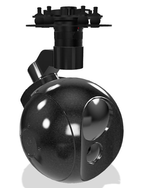 VIEWPRO Q40TIR Yüksek Çözünürlüklü 40x Zoom 50mm IR Termal Çift Sensörlü 4K Takip Kamerası