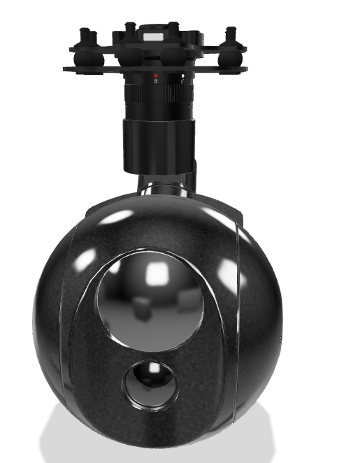 VIEWPRO Q40TIR Yüksek Çözünürlüklü 40x Zoom 50mm IR Termal Çift Sensörlü 4K Takip Kamerası