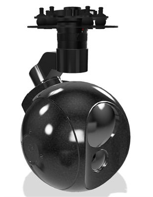 VIEWPRO Q40TIR Yüksek Çözünürlüklü 40x Zoom 50mm IR Termal Çift Sensörlü 4K Takip Kamerası