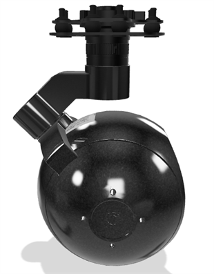 VIEWPRO Q40TIR Yüksek Çözünürlüklü 40x Zoom 50mm IR Termal Çift Sensörlü 4K Takip Kamerası