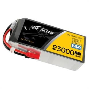 TATTU 30000mAh 22.2V 25C 6S1P LiPo BataryaLiPo BataryalarTATTUTATTU 23000mAh 22.8V 25C 6S1P HV LiPo Batarya
