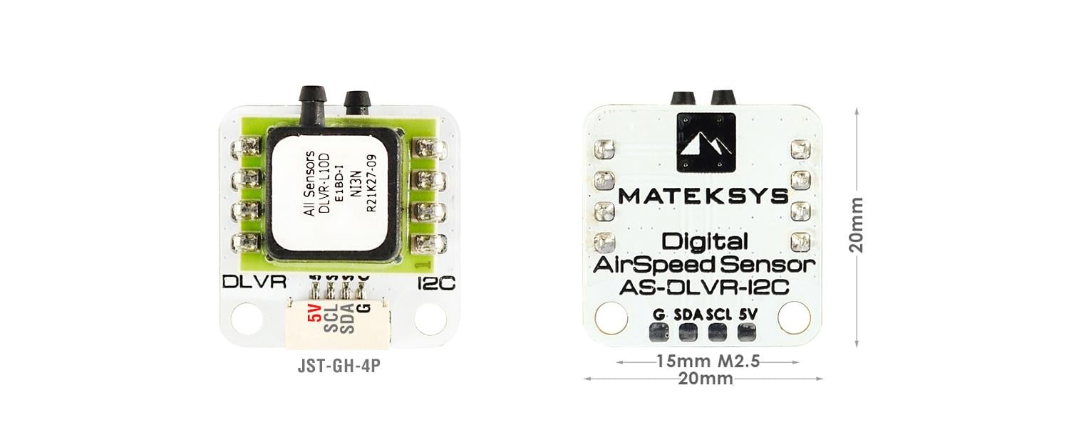 ELEKTRONİK EKİPMANLARMATEKSYS Mateksys Dijital Airspeed Sensor AS-DLVR-I2C