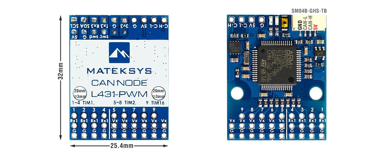ELEKTRONİK EKİPMANLARMATEKSYS Mateksys PWM Adapter, CAN-L4-PWM