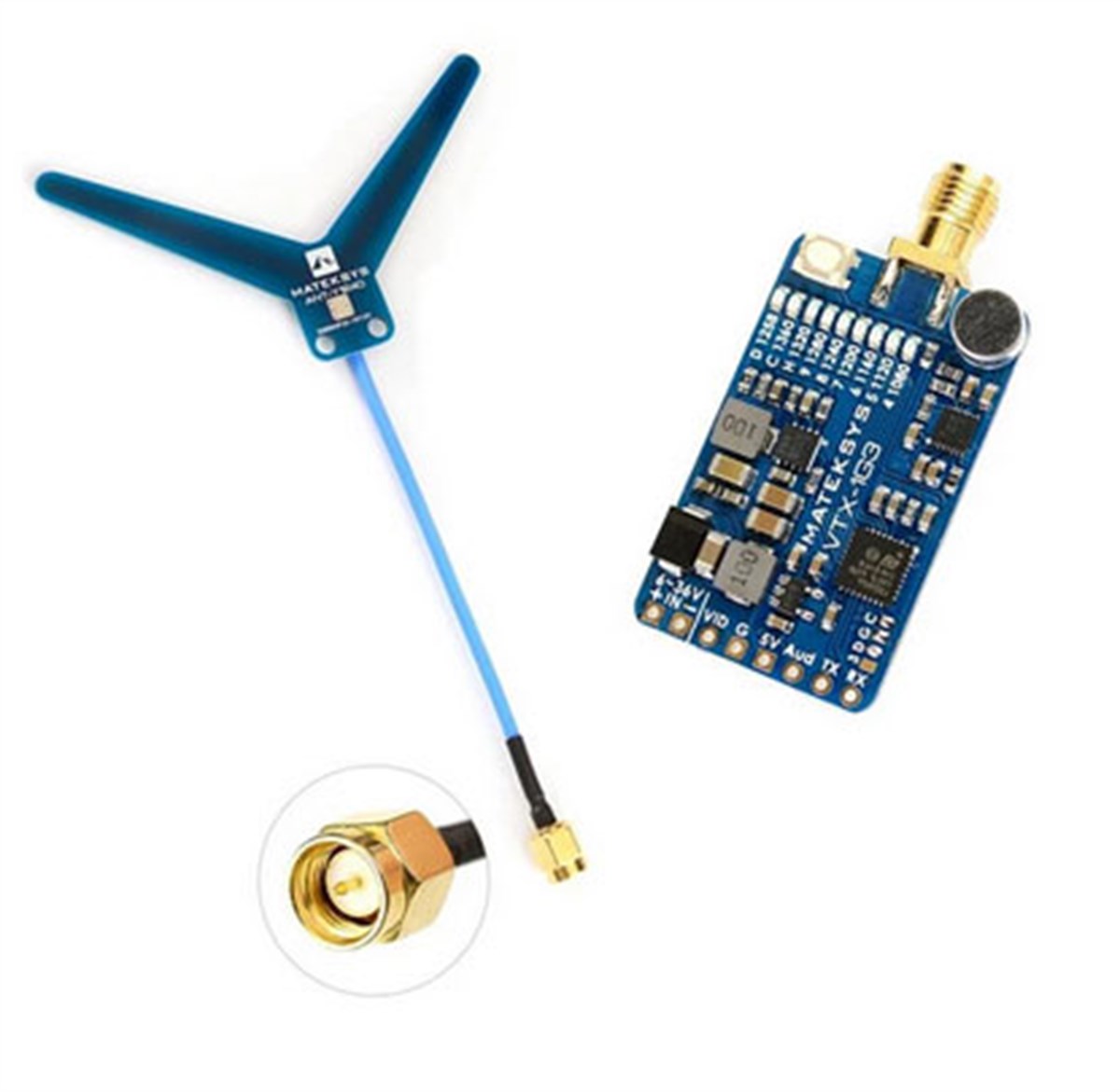MATEKSYS VTX-1G3-9 Video Verici ELEKTRONİK EKİPMANLARMATEKSYSMATEKSYS VTX-1G3-9 Video Verici 