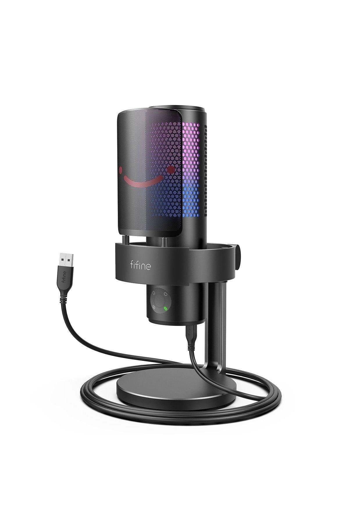 A9 - FIFINE USB CONDENSER RGB MIKROFON