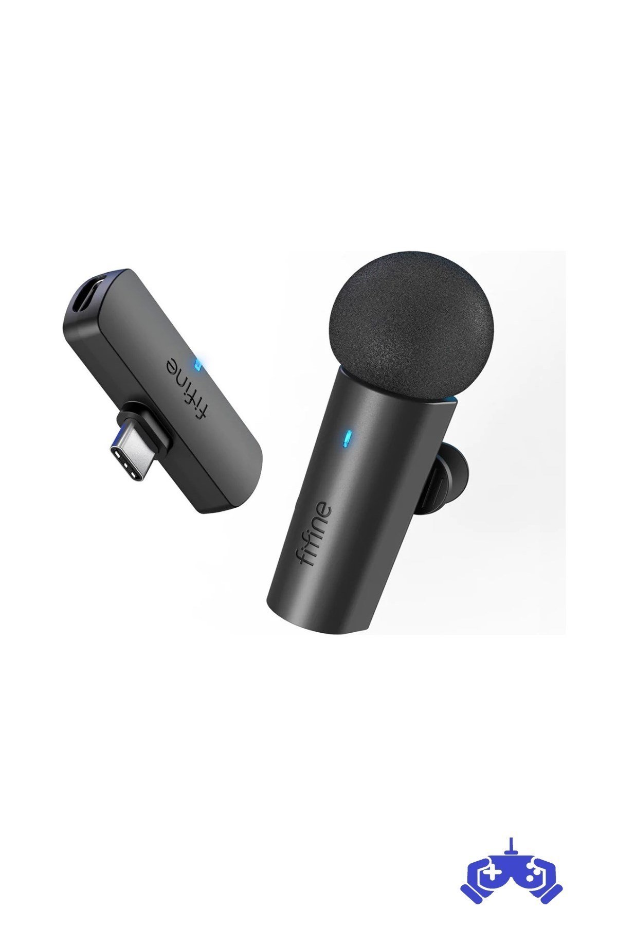 Fifine M6 Kablosuz Yaka Mikrofonu Youtuber Tiktok Android Type C Bilgisayar