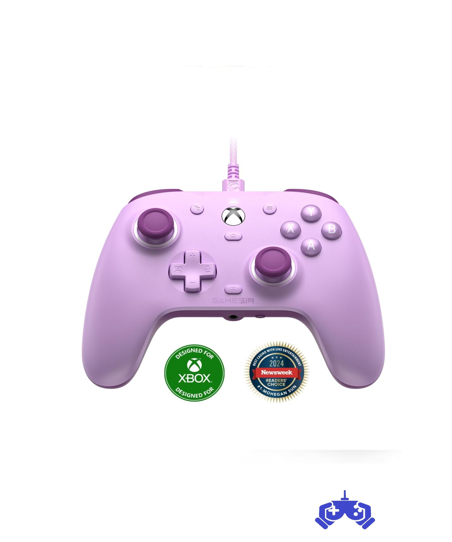 GameSir G7 Se Kablolu Radiant Purple Xbox Gamepad - Hall Effect Joysticks ve Hall Triggers - One - Serisi x | S, Windows 10/11