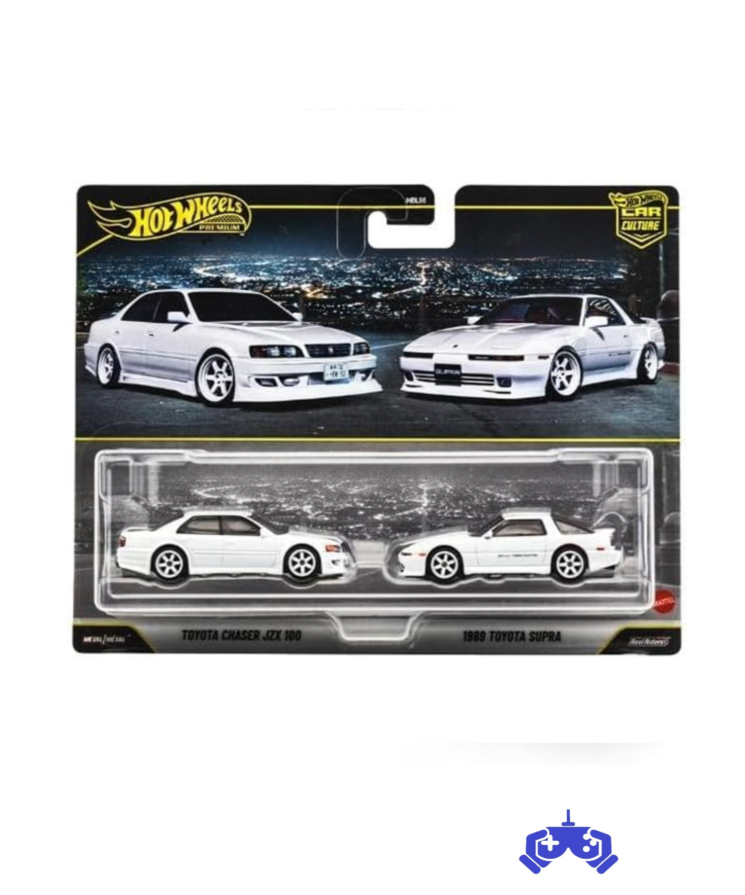 Hot Wheels Premium Car Culture 2'li Paket 2002 TOYOTA CHASER JZX 100-1989 TOYOTA SUPRA