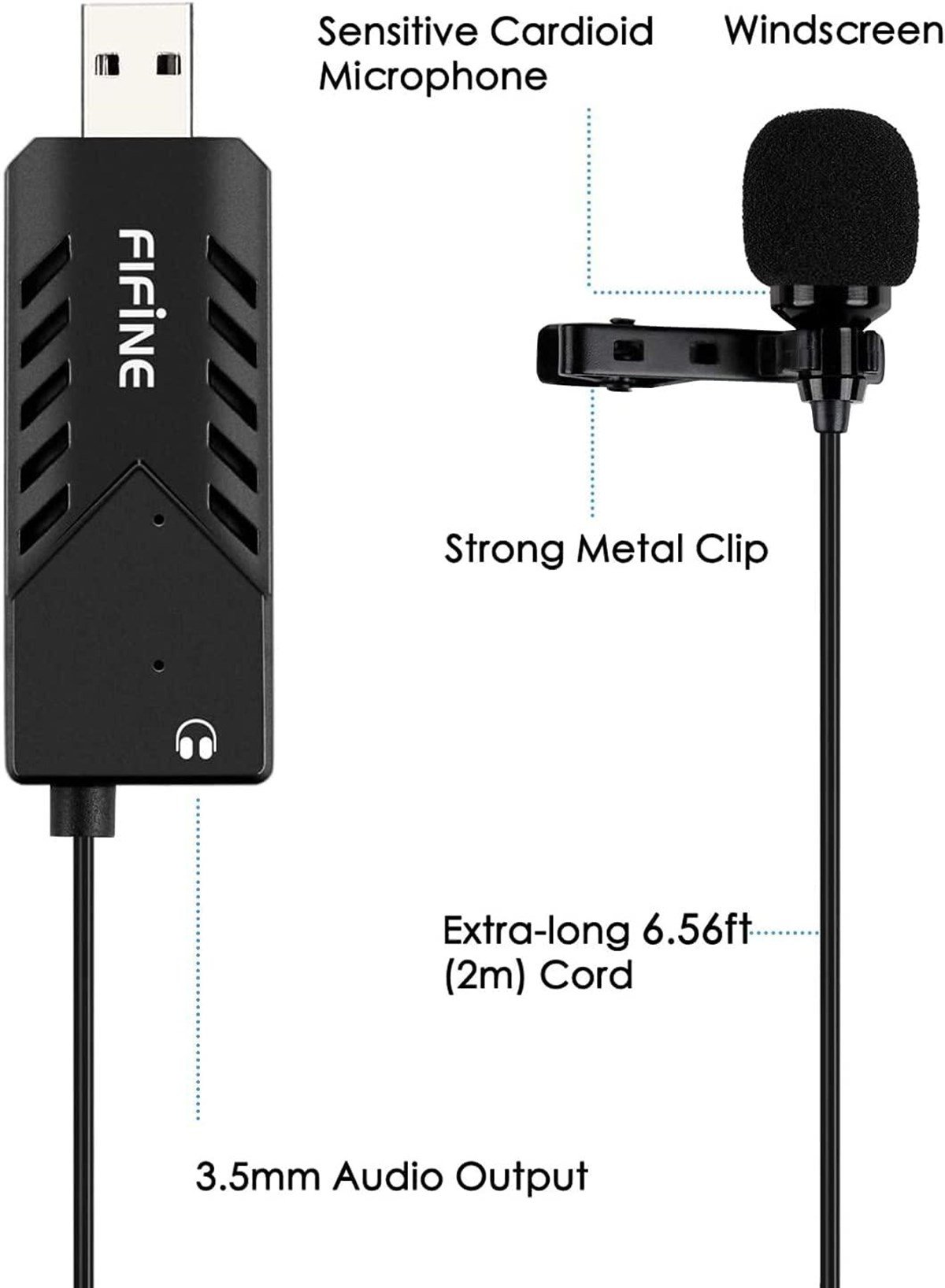 Fifine K053 USB Youtuber Yaka Mikrofonu