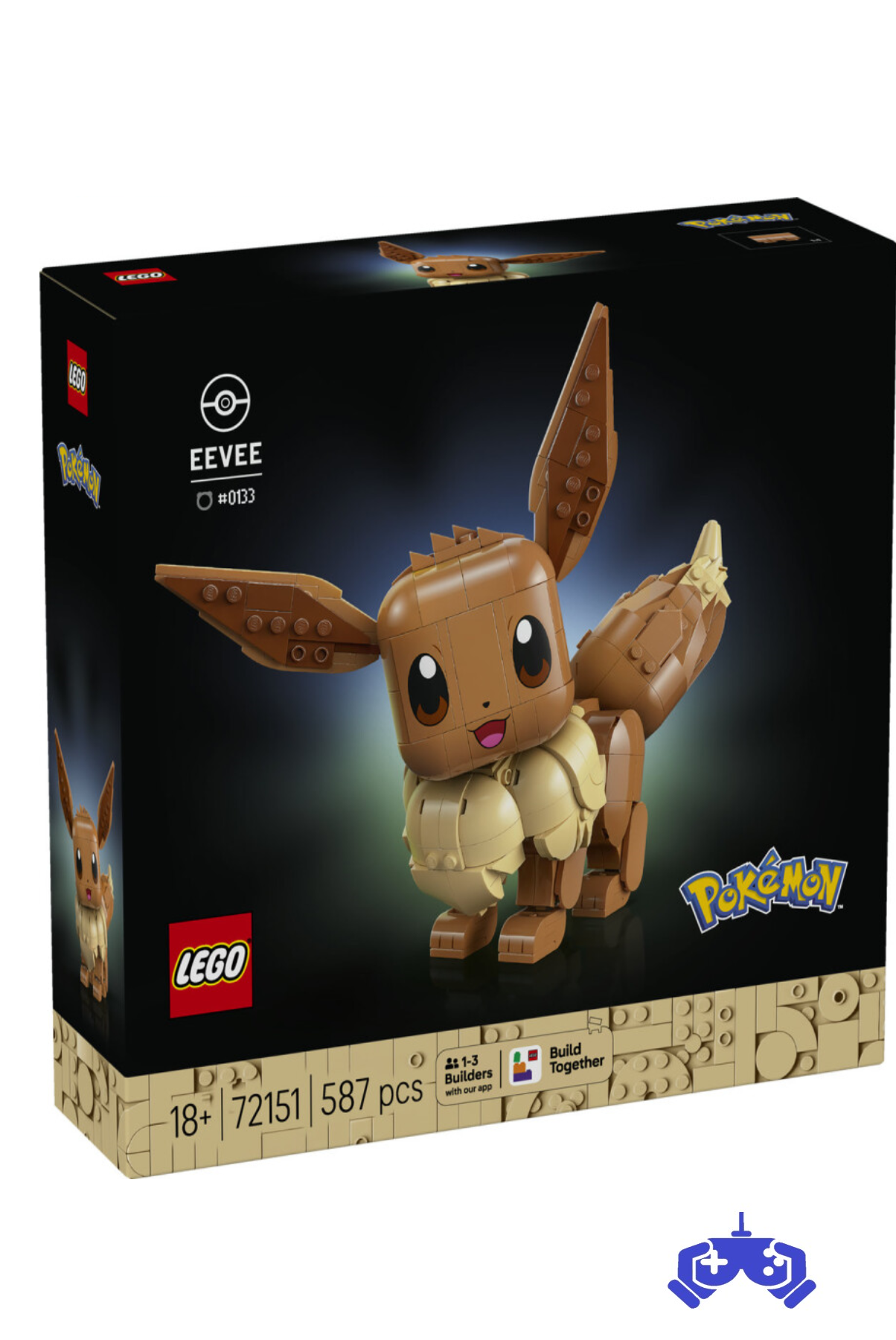 Lego 72151 Pokémon Eevee 587 Parça