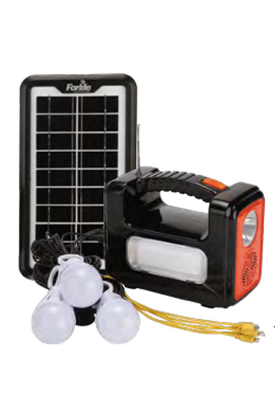 Solar Ürünler  120W Solar Işıldak Paketi