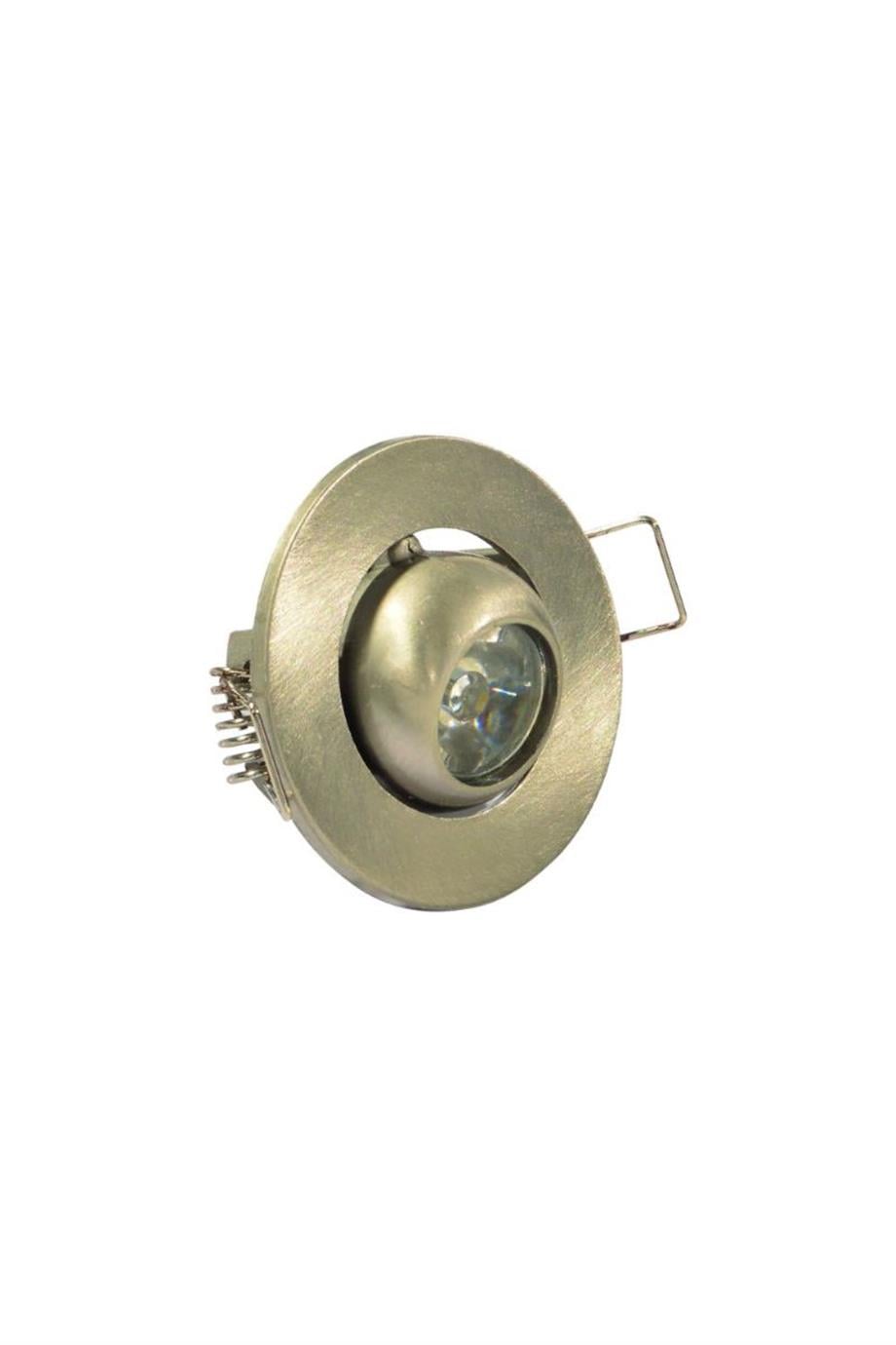 Dekoratif Mini Spotlar  3 Watt Saten Kasa Manda Gözü
