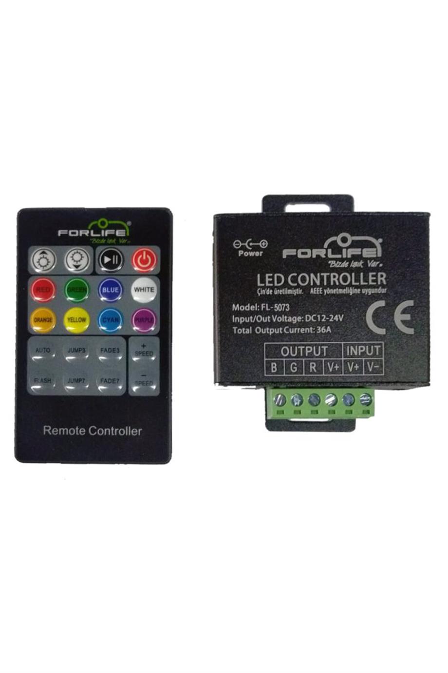 Led Aydınlatma Kontrol Cihazları  36A RGB Kumanda