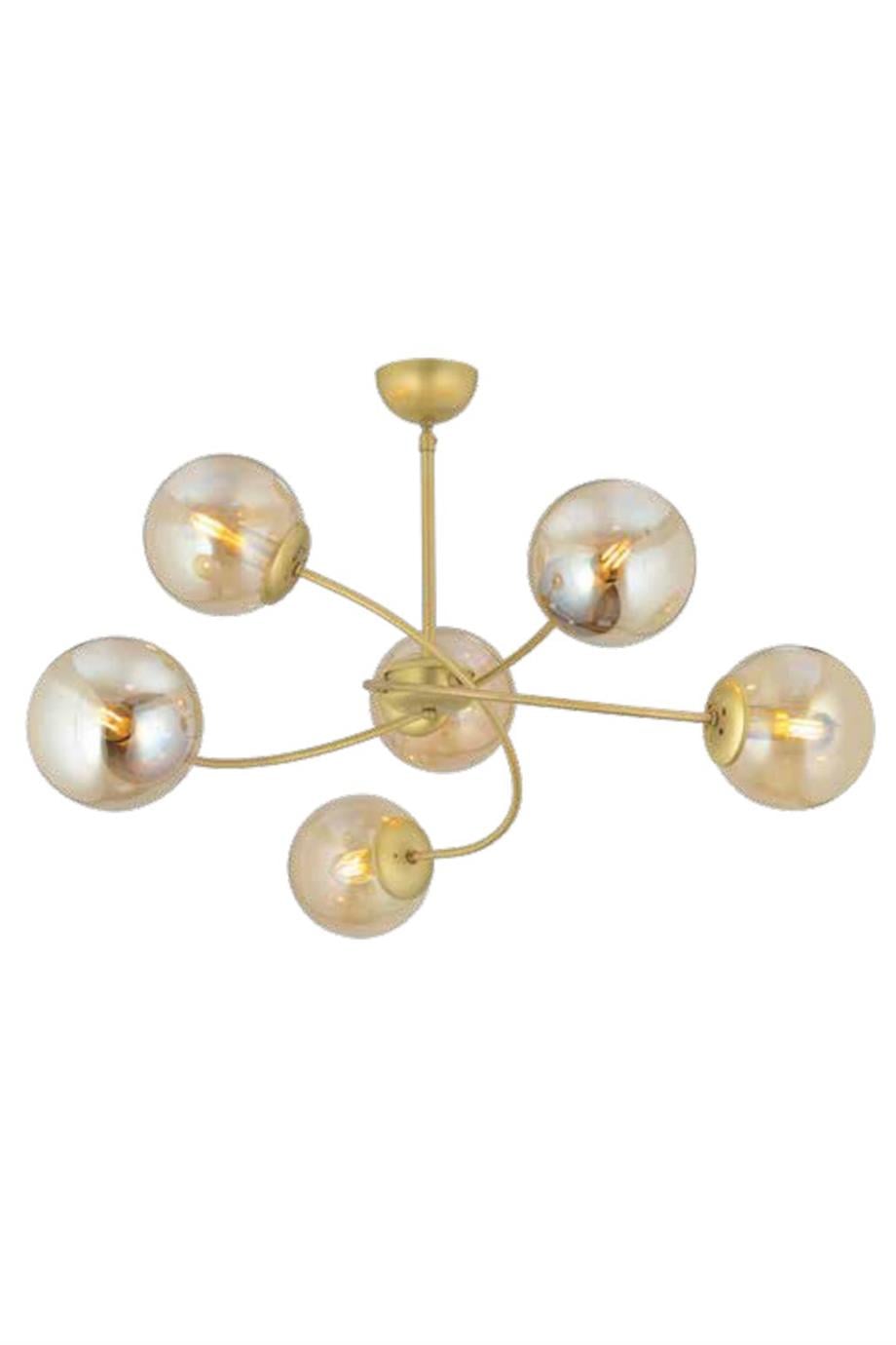 Avizeler  6 Lı Eskitme Kollu Avize