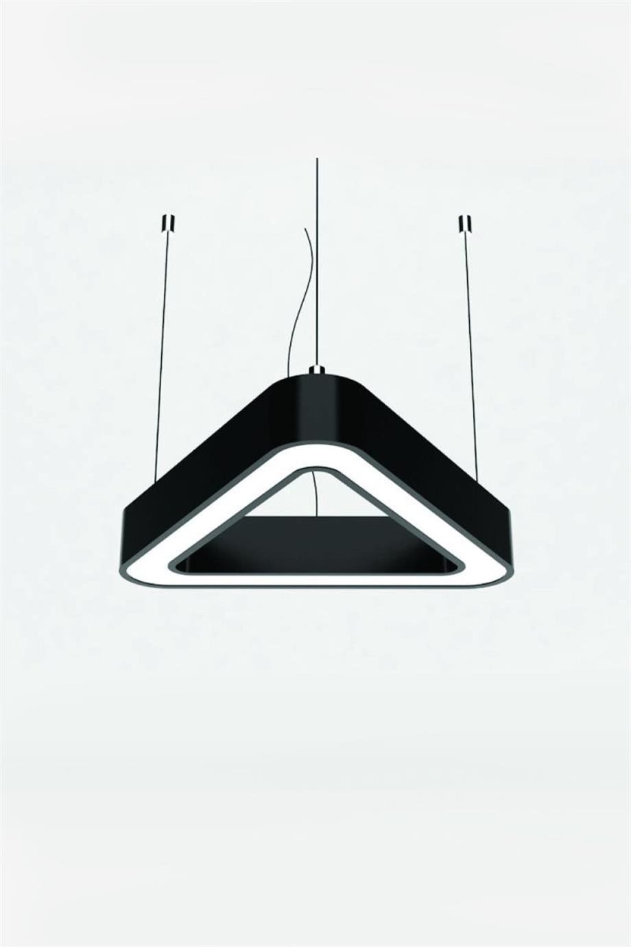 Linear Armatürler  60 cm Radius Üçgen Linear Armatür