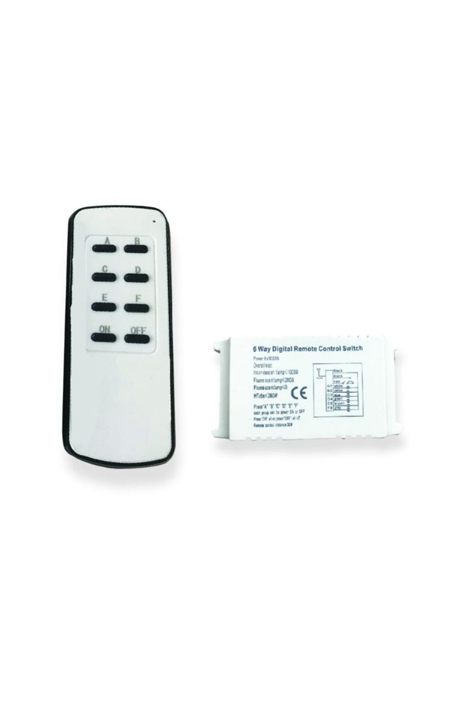 Led Aydınlatma Kontrol Cihazları  Altılı Avize Kumandası