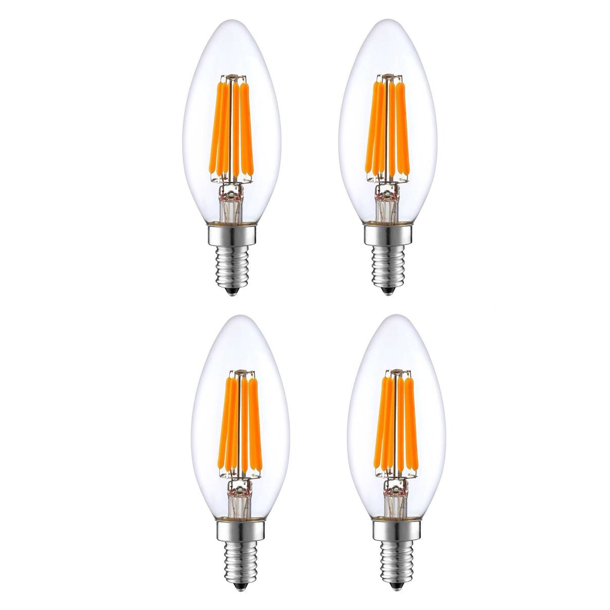 Ampuller  Heka Led Filament Rustik Ampul 6w Gün Işığı - 4 Adet