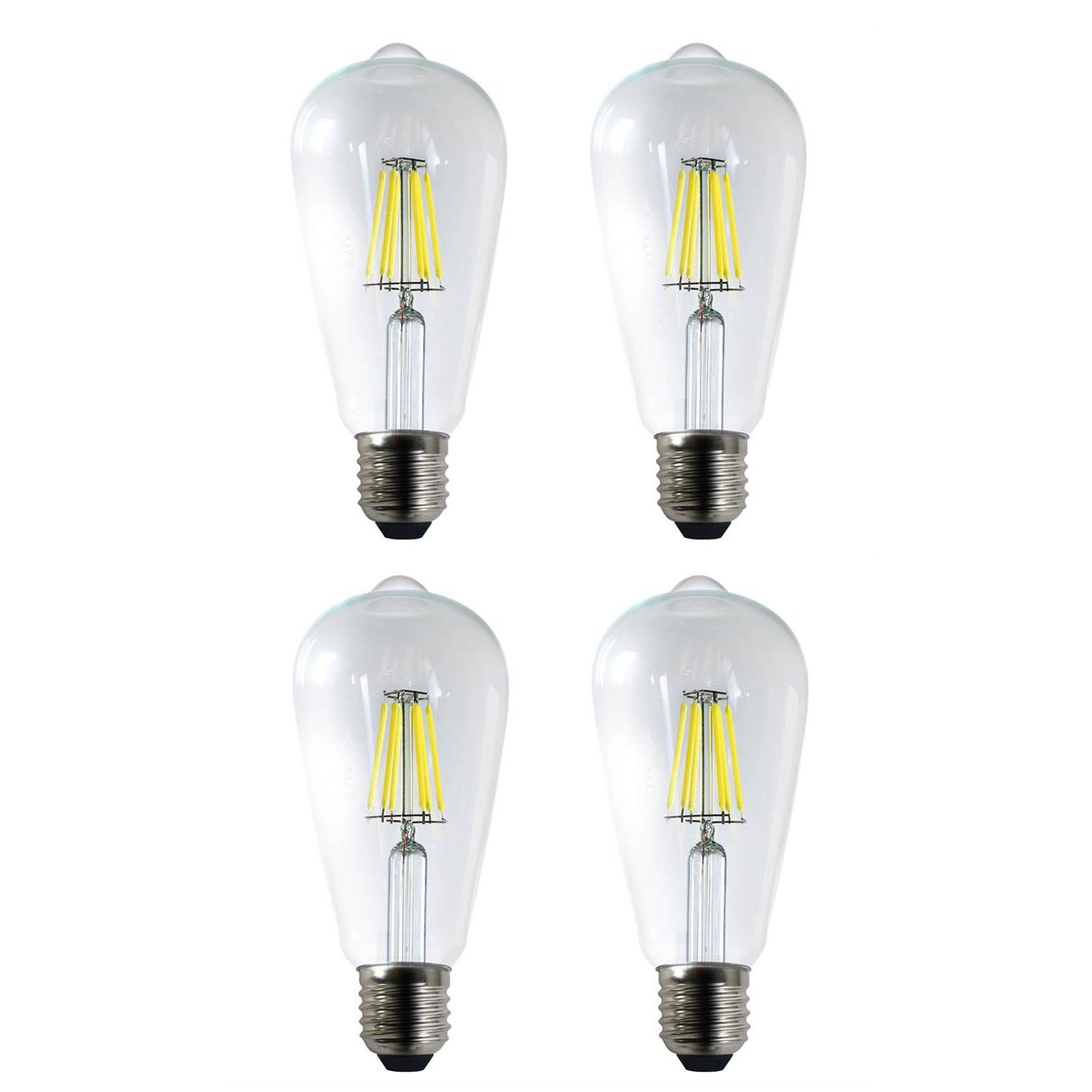 Ampuller  Heka Led Filament Rustik Ampul 6w Gün Işığı - 4 Adet
